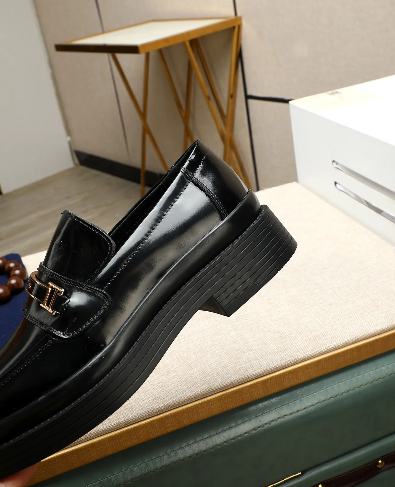 Men's men's shoes 💰540 (water-dyed cow leather) 📛📛PRADA high-end counter's latest formal business leather shoes 👔original and highest quality! Imported from Italy 🇮🇹 first-layer calfskin fabric ➕ cowhide lining Original outsole Formal size: 38➖44 (45 customized)